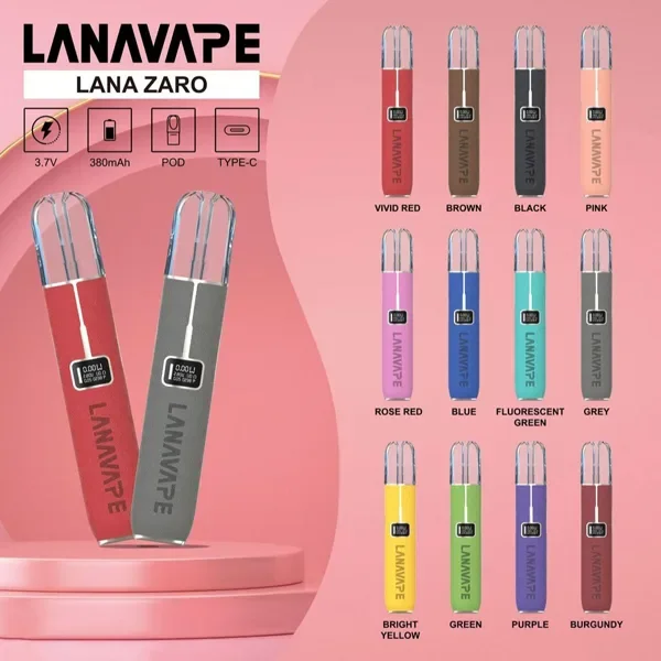 LANA 皮革主機  | 兩檔可調 | 智慧螢幕 | 通用 SP2S、RELX 一代煙彈 台灣速發